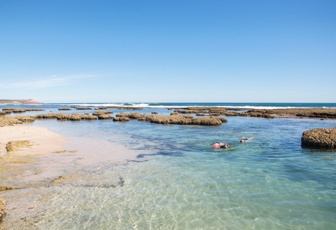 Snorkeling in the Blue Hole in Dahab Egypt