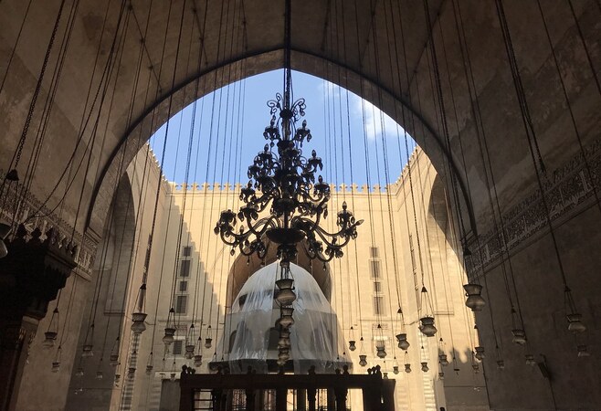 Architecture of Sultan Hassan Mosque Cairo