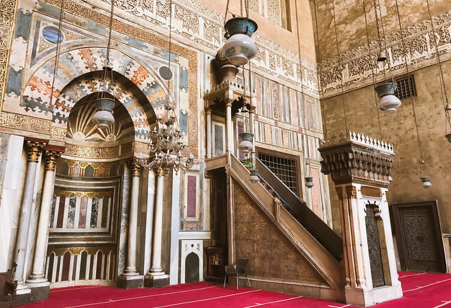 Activities in Sultan Hassan Mosque