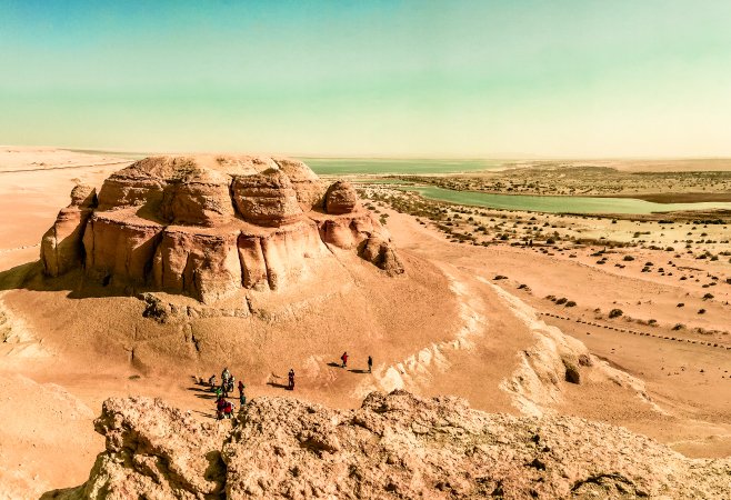 Wadi El-Rayan’s most notable formation is Jabal El Modawar, the Round Mountain.